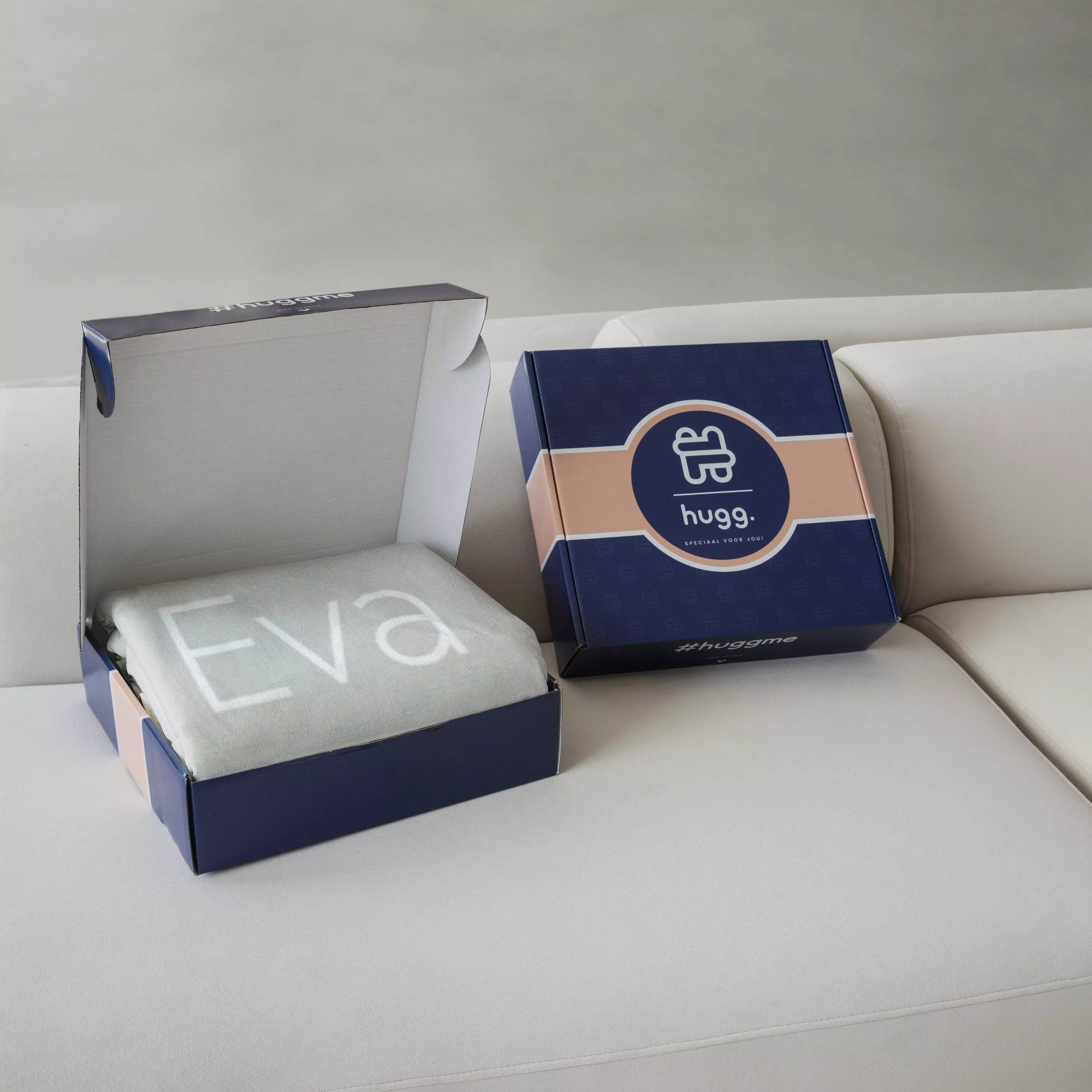 Fleece deken ‘Silver Sage’ – Stijlvol met eigen naam en titel