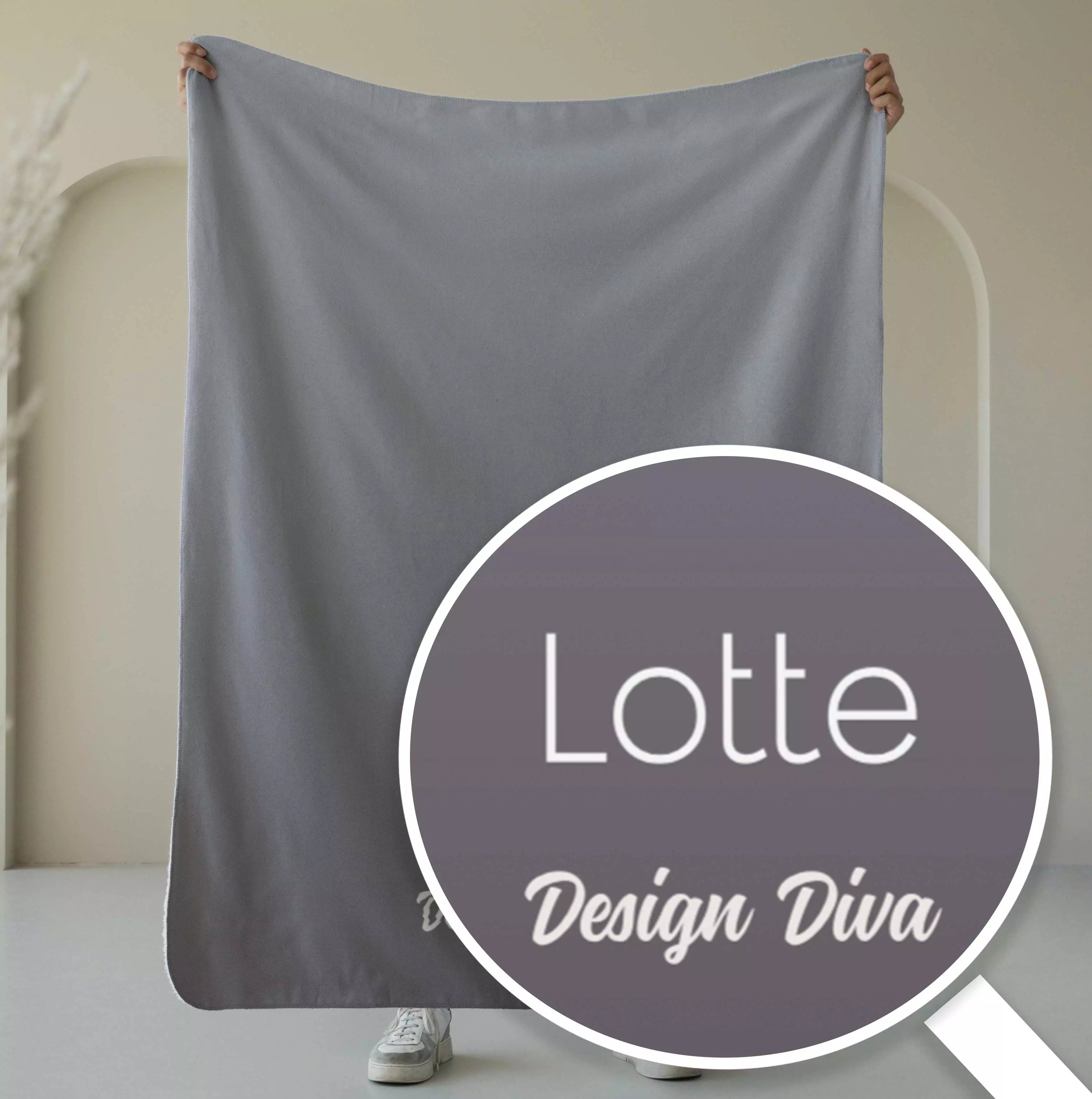 Fleece deken ‘Steel Blue’ – Stijlvol met eigen naam en titel